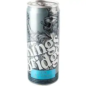 Напій слабоалкогольний King's Bridge Gin Tonic 0,33 л