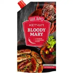 Кетчуп Щедро Bloody Mary 250 г