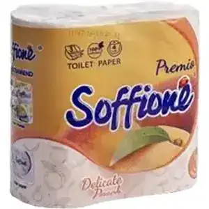 Туалетний папір Диво Premio Delicate Peach 3-х шаровий 4 шт