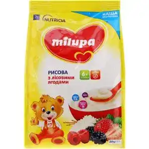 Молочная каша Milupa Рисовая с лесными ягодами 210 г