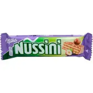 Вафли Milka Nussini с фундуком и какао 31 г