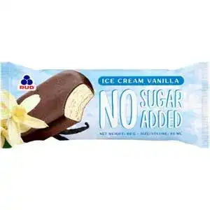 Морозиво Рудь ванільне без цукру 60 г