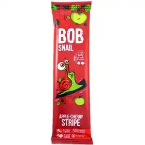 Цукерка Bob Snail Яблучно-вишневий страйп 14 г