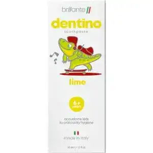 Зубная паста-гель Brillante Dentino Lime Junior 50 мл