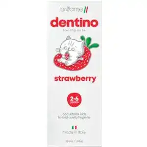 Зубна паста-гель Brillante Dentino Strawberry Kids 50 мл