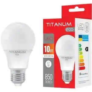 Лампа светодиодная Titanium A60 10 Вт 4100К Е27