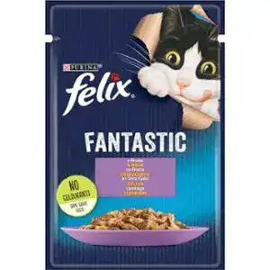 Корм для котів Felix Fantastic з ягням в желе 85 г