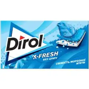 Жувальна гумка Dirol X-Fresh свiжiсть морозної м'яти 13.5 г