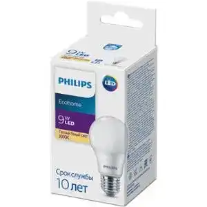 Лампа светодиодная Philips Ecohome 9W E27 3000K