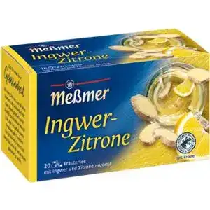 Чай Messmer травяной с ароматом имбиря и лимона 2 гх20 шт