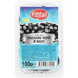 Маслини Fimtad чорні в'ялені 100 г