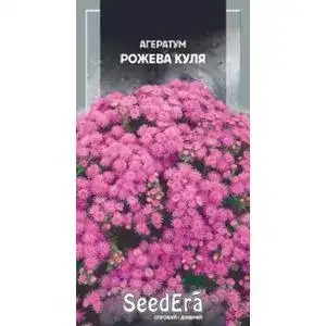 Квіти Seedera Агератум Рожева Куля 0.1 г