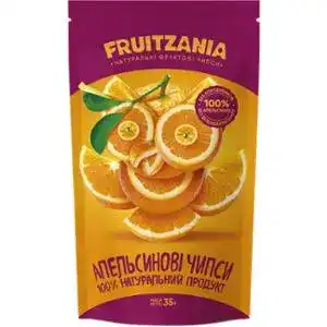 Апельсинові чіпси Fruitzania 35 г