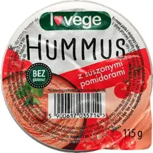 Хумус Lovege с сушеными томатами без глютена 115 г
