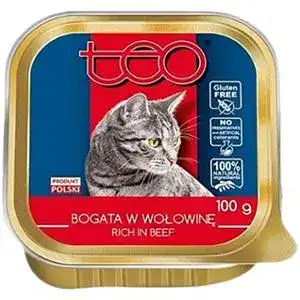 Паштет Teo для котів з яловичиною 100 г