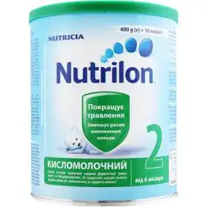 Молочна суміш Nutrilon Kисломолочний №2 400 г