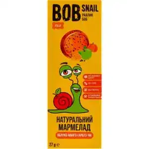 Мармелад Bob Snail Яблучно-манго-гарбузовий з Чіа 27 г