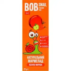 Мармелад Bob Snail натурального Яблочно-морковного 27 г