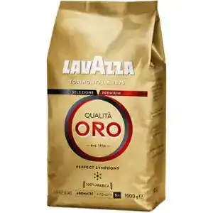 Кава Lavazza Qualita Oro натуральна смажена в зернах 1 кг