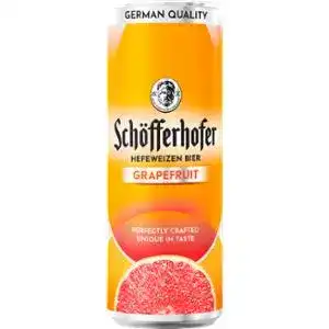 Пиво Schofferhofer Grapefruit спеціальне нефільтроване пшеничне з додаванням соку 2.5% 0.33 л