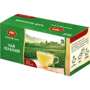 Чай Золотой Слон зеленый 25х1.3 г
