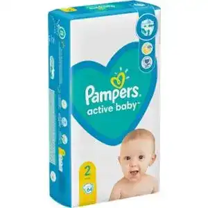 Пiдгузники Pampers Active Baby 2 4-8 кг 64 шт