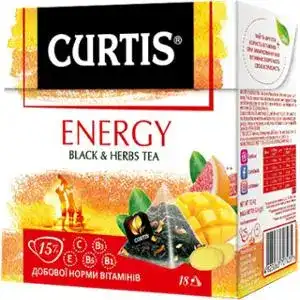 Чай Curtis Energy чорний 18x1.8 г