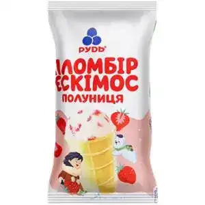 Мороженое Рудь Эскимос клубника 80 г