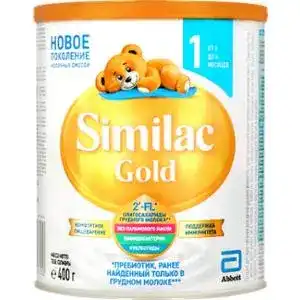 Суха молочна суміш Similac Gold 1 0-6 місяців 400 г