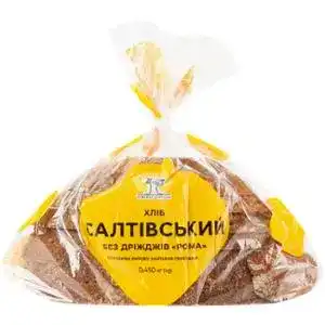 Хліб Рома Салтівський бездріжджовий нарізаний 450 г