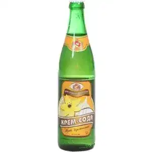 Напій Лимонади Черкащини Крем-сода сильногазований 0.5 л