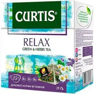 Чай Curtis Relax Green&Herbs Tea зелений 1.8 г х 18 шт.