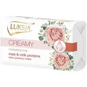 Мыло Luksja Rose & milk proteins 90 г