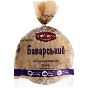 Хліб Хлібодар Баварський житньо-пшеничний 650 г