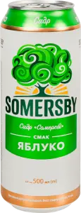 Фото 4 - Сидр Somersby Яблуко солодкий 4.7% 0.5 л