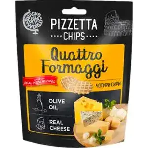 Снеки  Pizzetta Quattro Formaggi Chips Snacks of the World 70 г