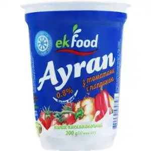 Айран Ekfood с томатами и паприкой 0.8% 200 г