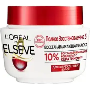 Маска L'Oreal Paris Elseve Повне Відновлення 5 для пошкодженого волосся 300 мл