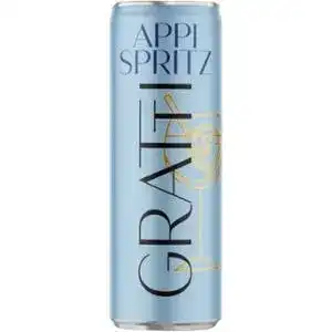 Слабоалкогольний напій Gratti Appi Spritz 4.5% 0.25 л
