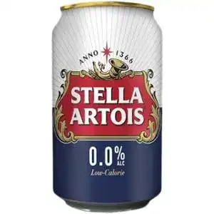 Пиво Stella Artois світле фільтроване безалкогольне 0.33 л
