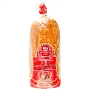 Хліб Катеринославхліб Хуторський пшеничний нарізний 550 г