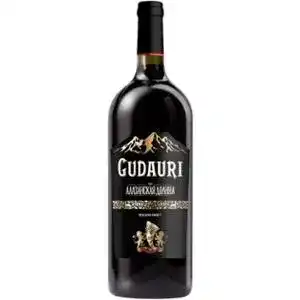 Вино Gudauri Алазанская долина красное полусладкое 13% 1.5 л