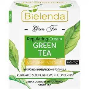 Крем для обличчя Bielenda Green Tea регулюючий нічний 50 мл