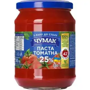 Паста томатна Чумак 25% 500 г