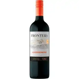 Вино Frontera Carmenere 12.5% червоне напівсухе 0.75 л