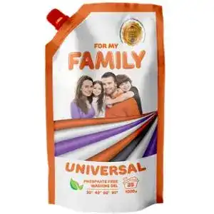 Гель для прання For my Family Universal 1 л