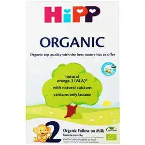 Суміш молочна Hipp Organic 2 для дітей від 6 місяців 300 г