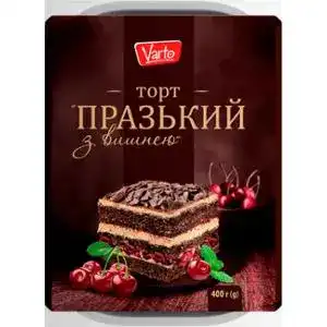 Торт Varto Пражский с вишней 400 г
