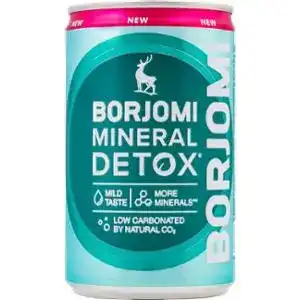 Вода мінеральна Borjomi Mineral Detox слабогазована 150 мл