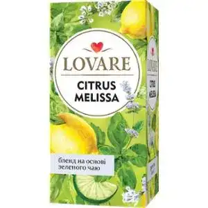 Чай Lovare Citrus melissa з ароматом лимону 24х1.5 г
